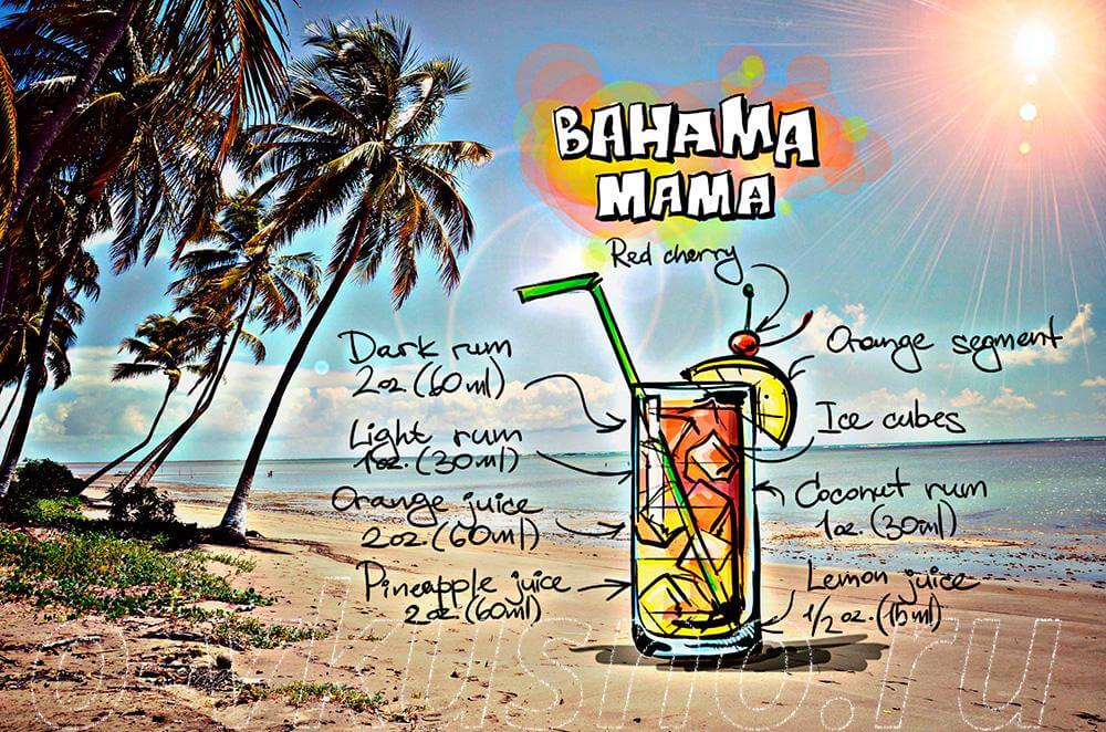 Коктейль Багама Мама (Bahama Mama)
