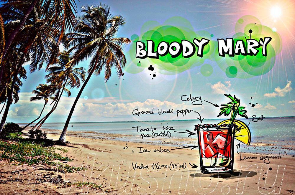 Коктейль Кровавая Мэри (Bloody Mary)