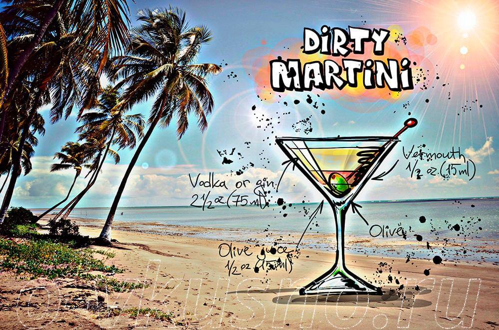 Коктейль Грязный Мартини (Dirty Martini)
